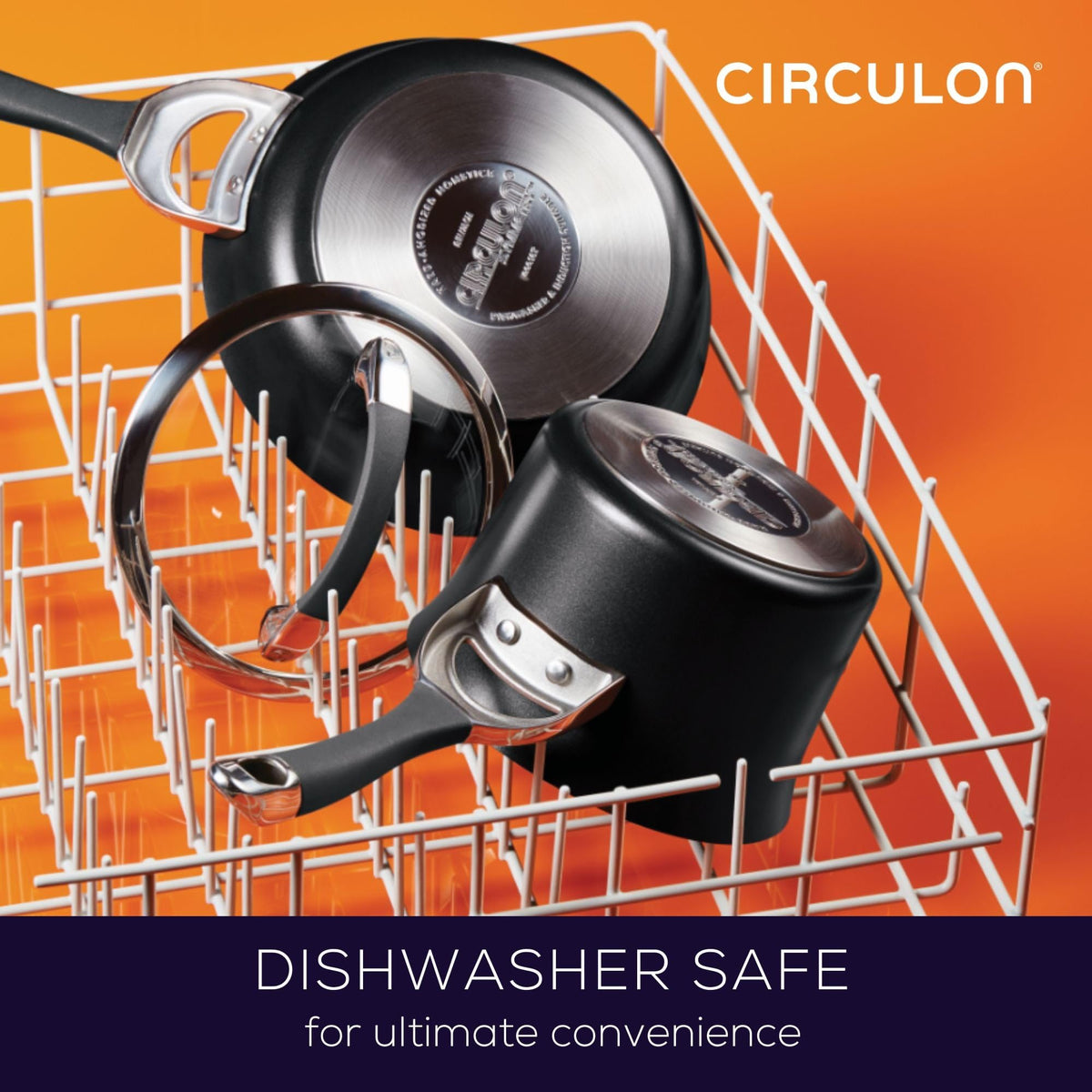 Oven-safe up to 400°F lets you finish meals in the oven.