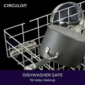 Circulon Radiance dual riveted handle provides secure grip