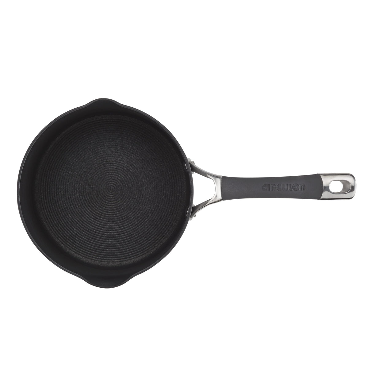 Circulon Radiance straining lid makes pasta draining effortless