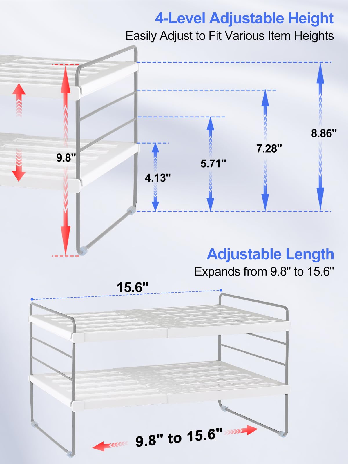 Cirhy 3-tier pantry organizer keeps foils, bags, and papers tidy.