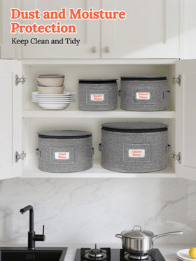 Cirhy salad/soup bowl box 10-2in safeguards bowls and keeps cabinets organized