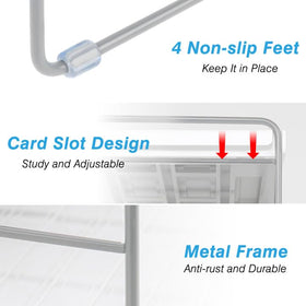 Cirhy tool-free, slot-in assembly for quick setup and instant organization.
