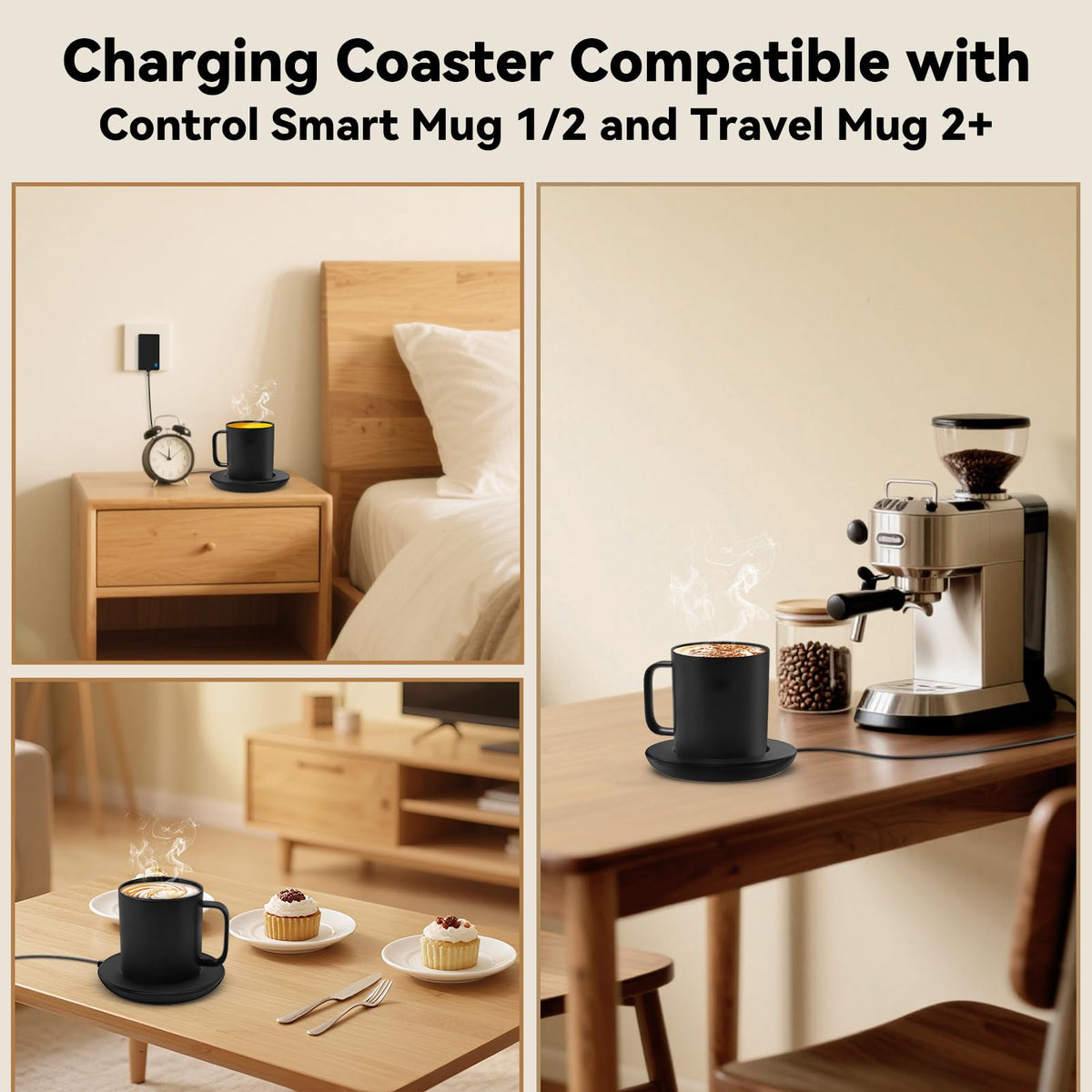 Cisain 1.8-meter cord length enables flexible placement on desks and tables.