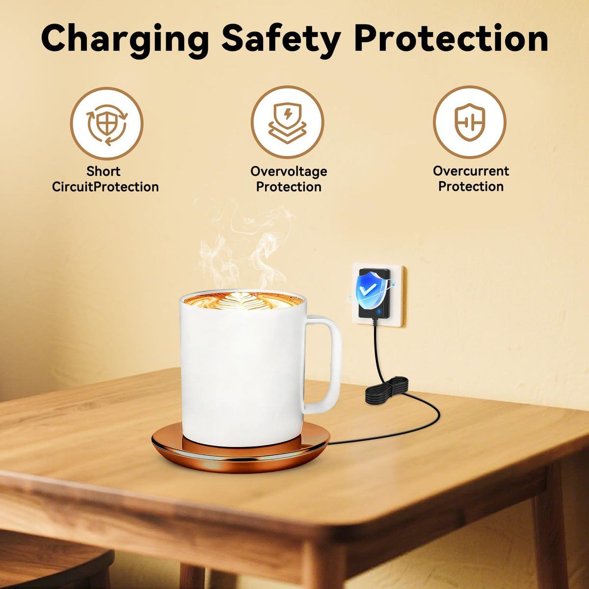 Cisain smart chip protection highlights automatic safety features.