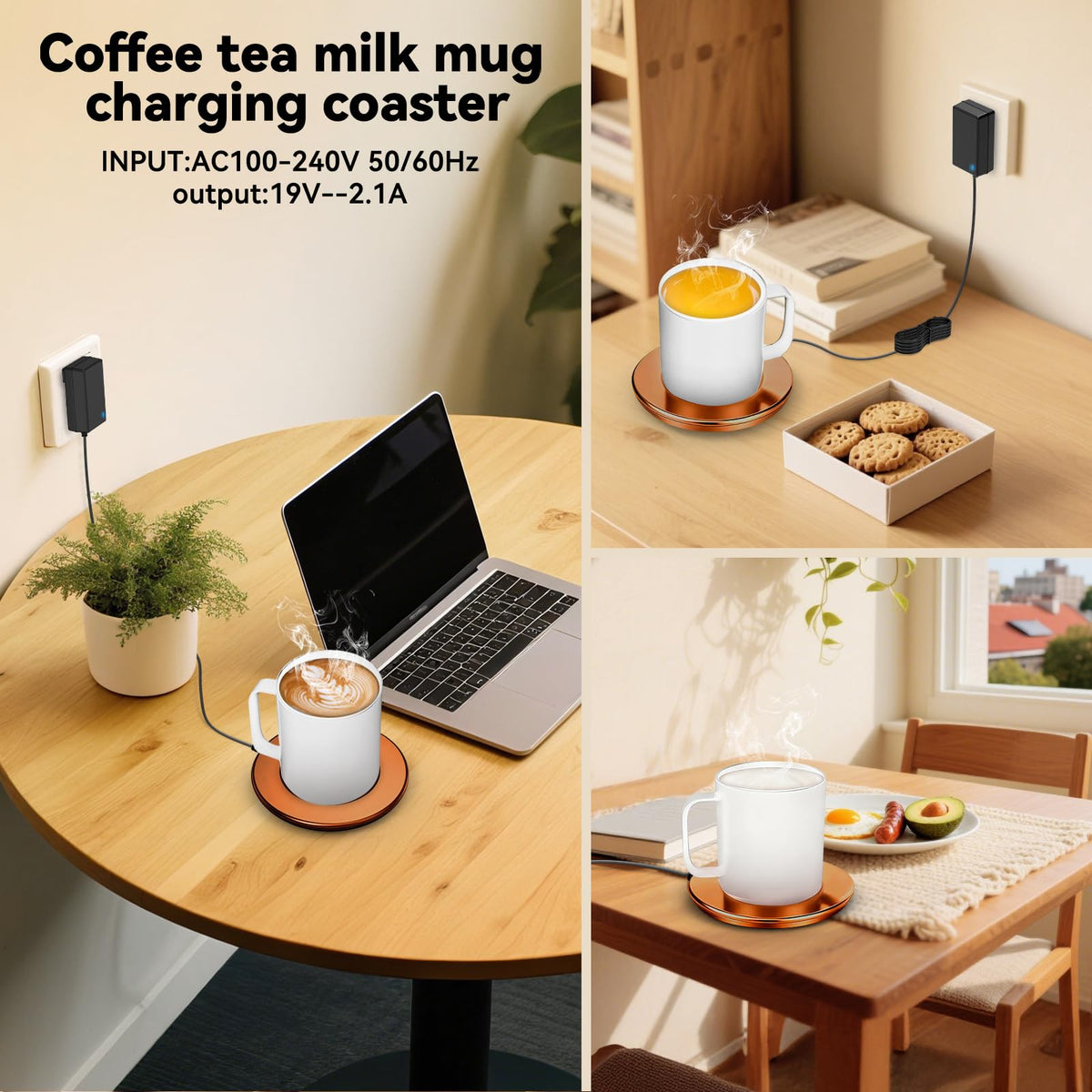 Cisain temperature control mug ready for precise warmth on demand.