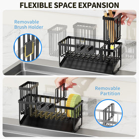 Cisily automatic drainage system ensures tidy sink area with less frequent cleaning.
