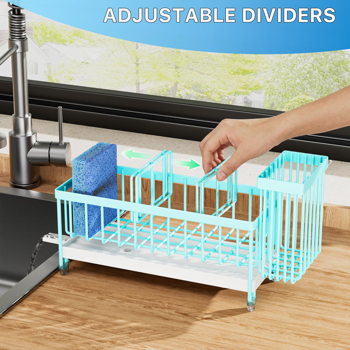Cisily upgraded brush holder keeps brushes upright and accessible.