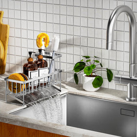Cisily drainage system promotes quick drying with minimal splash