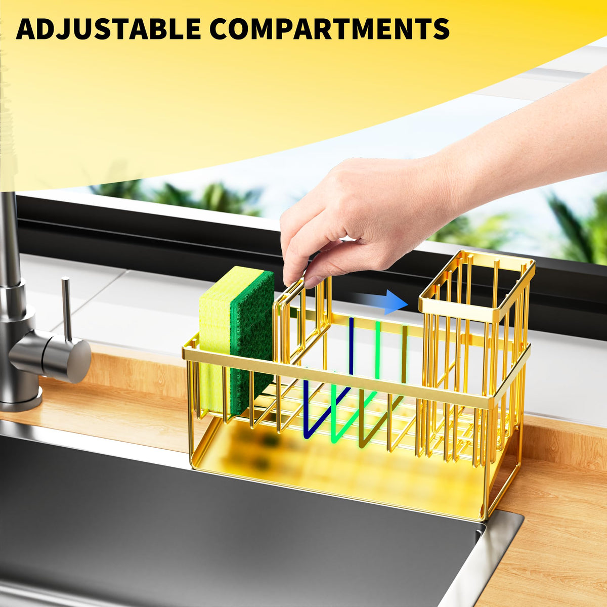 Cisily Gold compact dimensions fit small kitchens and limited spaces