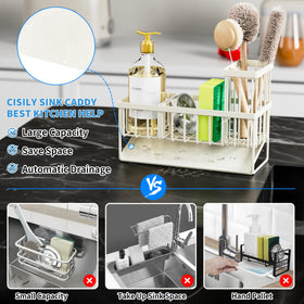 Cisily high brush holder detail showing sturdy support for daily use.