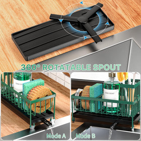 Rustproof 304 stainless steel Cisily organizer for durable kitchen storage.