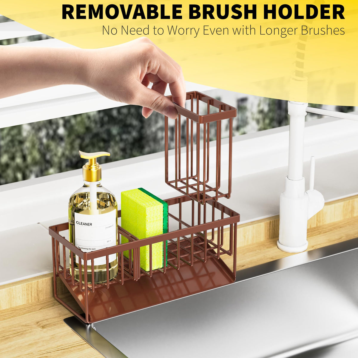 Cisily rustproof stainless steel construction resists rust and deformation.
