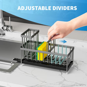 Cisily compact kitchen organizer fits small spaces beside the sink
