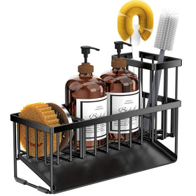 Cisily rustproof kitchen sink caddy for durable countertop organization.