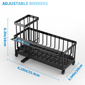 Cisily rustproof stainless steel black finish resists corrosion and looks sleek.
