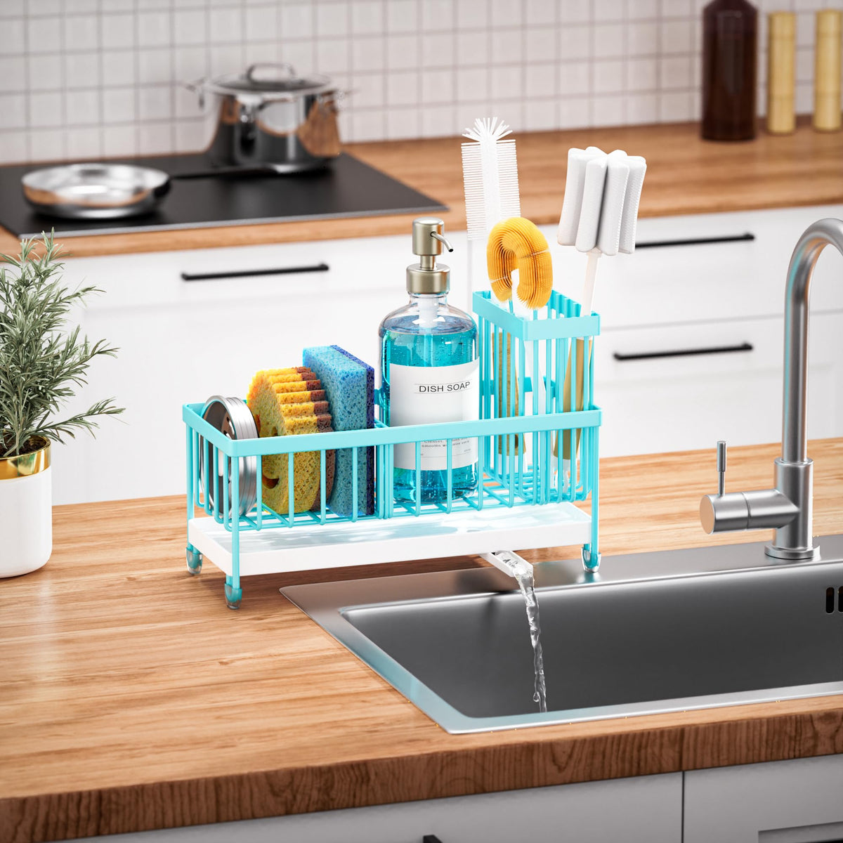 Cisily kitchen organizer ships ready to use with responsive support.