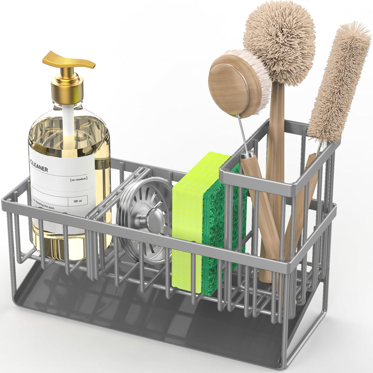 Cisily sink caddy compact footprint fits small kitchens and countertops
