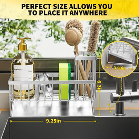 Cisily compact footprint saves counter space while staying sturdy.