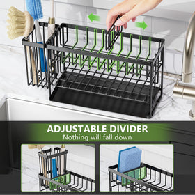 Cisily durable stainless steel construction resists corrosion for long-lasting kitchen organization