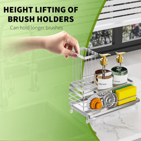 Cisily rustproof SUS 304 caddy resists corrosion and fingerprints.