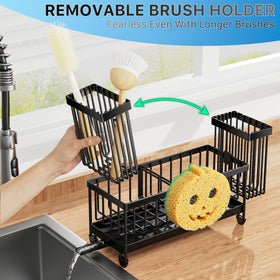 Cisily organizer fits detergent bottle, sponge, and stopper neatly