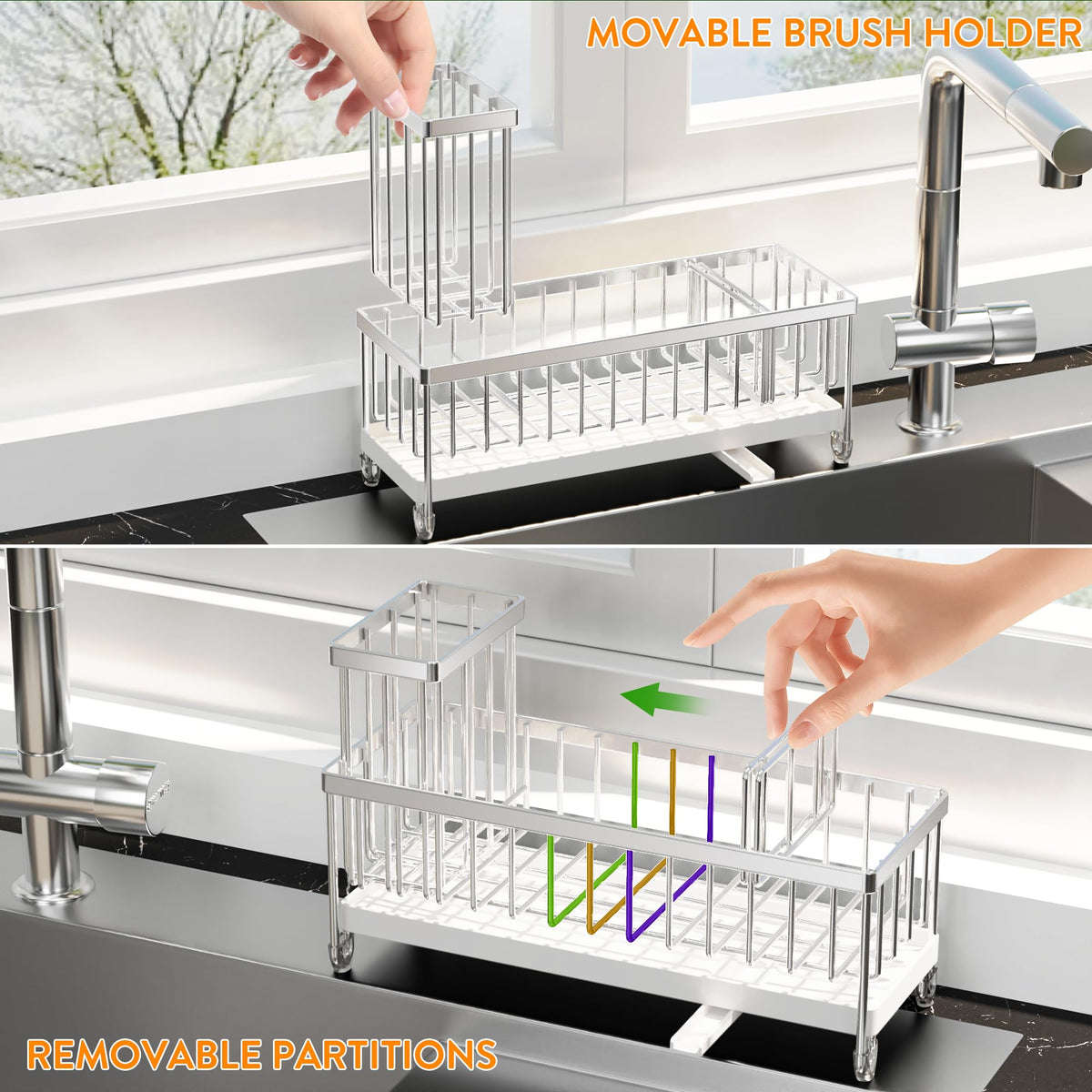 Cisily upgraded brush holder fits multiple brushes and keeps bristles upright.