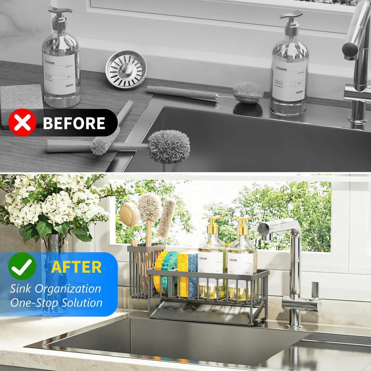 Cisily upgraded brush holder accommodates multiple brush sizes