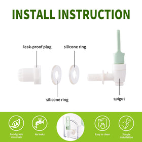 CISIREE double-seal design keeps liquids contained and counters dry