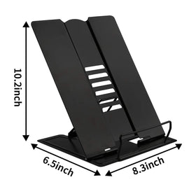 Citmage desk book stand rugged metal construction ensures durability.