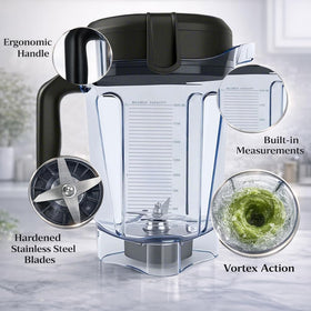 Cittiwo versatile pitcher for smoothies, soups, and nut butters.