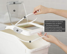 CITY BABY hidden wheels enable effortless pantry movement.