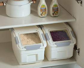 CITY BABY container with a large opening and tilted door for easy access.