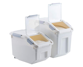 CITY BABY multifunctional storage for flour, rice, cereals, and pet food.