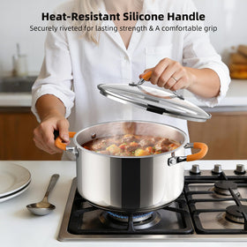 ciwete ergonomic cool-touch handles for safe lifting.