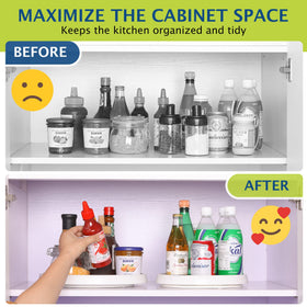 CiWiVOKi kitchen pantry organization for spices, oils, and snacks