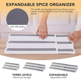 CiWiVOKi open-design spice rack inside a cabinet for spice grabbing
