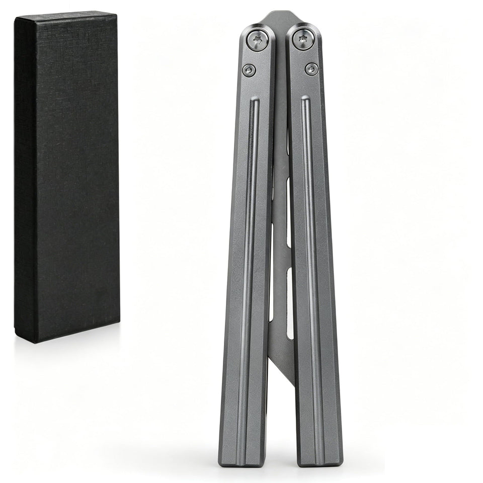CIXIZUIJIA steel foldable tool closed, compact and ready for practice on the go.