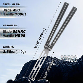 CIXIZUIJIA steel foldable tool ergonomic handle, secure grip during long practice sessions.