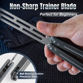 CIXIZUIJIA steel foldable tool folding action, smooth flips for steady training.