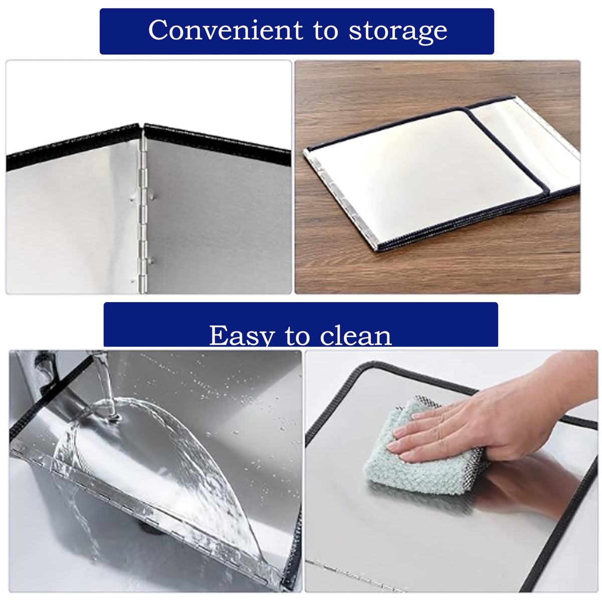 CJFNDFA versatile splash guard doubles as wash and whip aid.