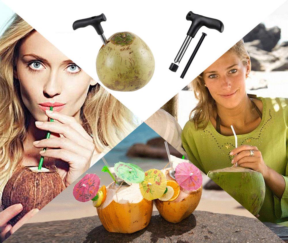 CJFocus coconut opener pouch option for tidy storage and on-the-go use