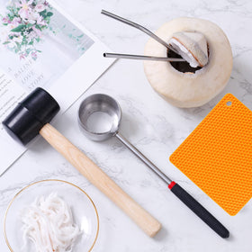 CJFocus large-hole design enables easy coconut juice pouring