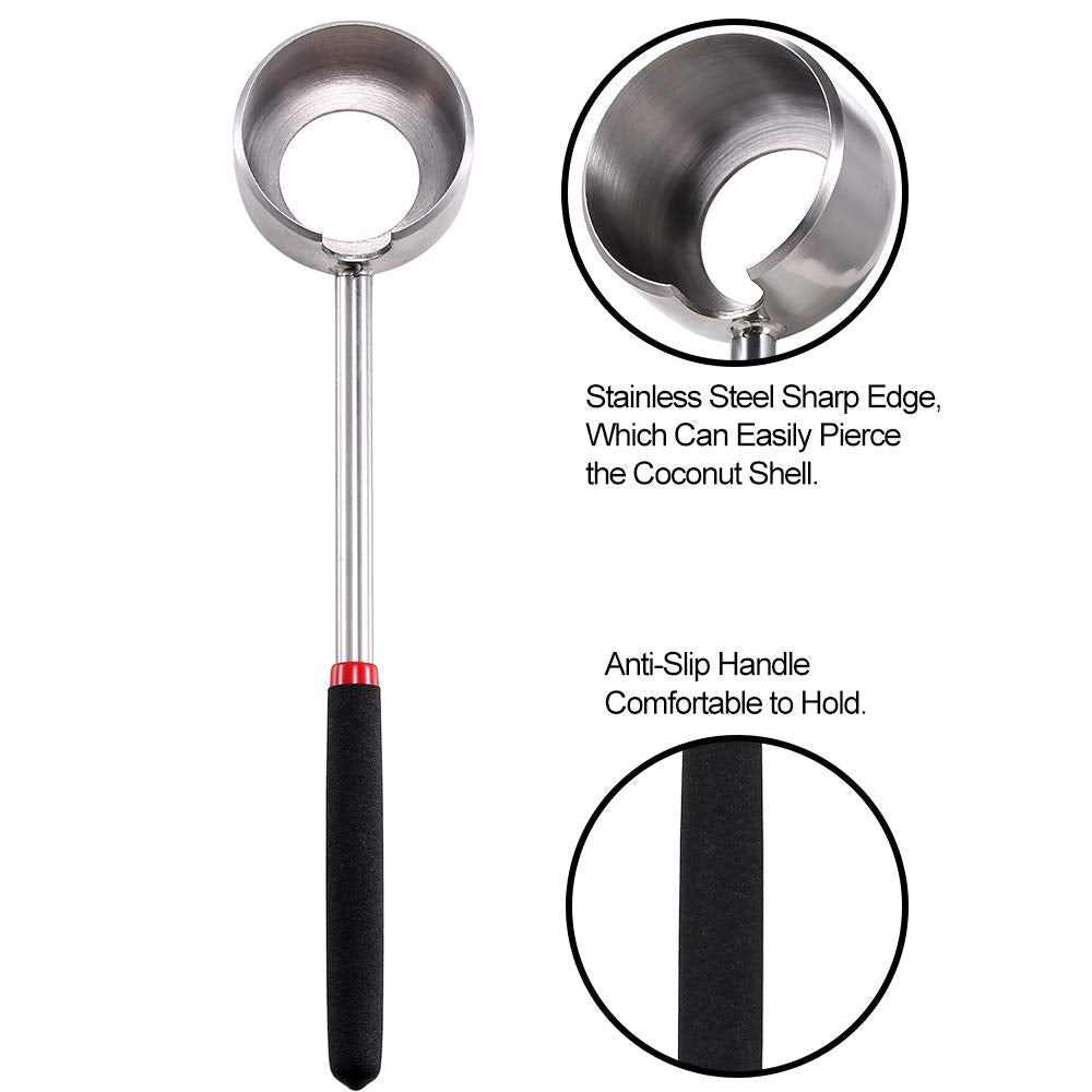 CJFocus portable coconut opener kit ideal for on-the-go use