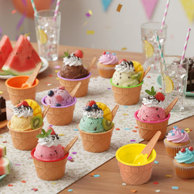 CJiangpo kid-friendly dessert ware suitable for small hands and family celebrations.