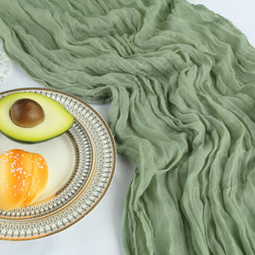 CKIKU easy-care washable cheesecloth runner in 6-pack
