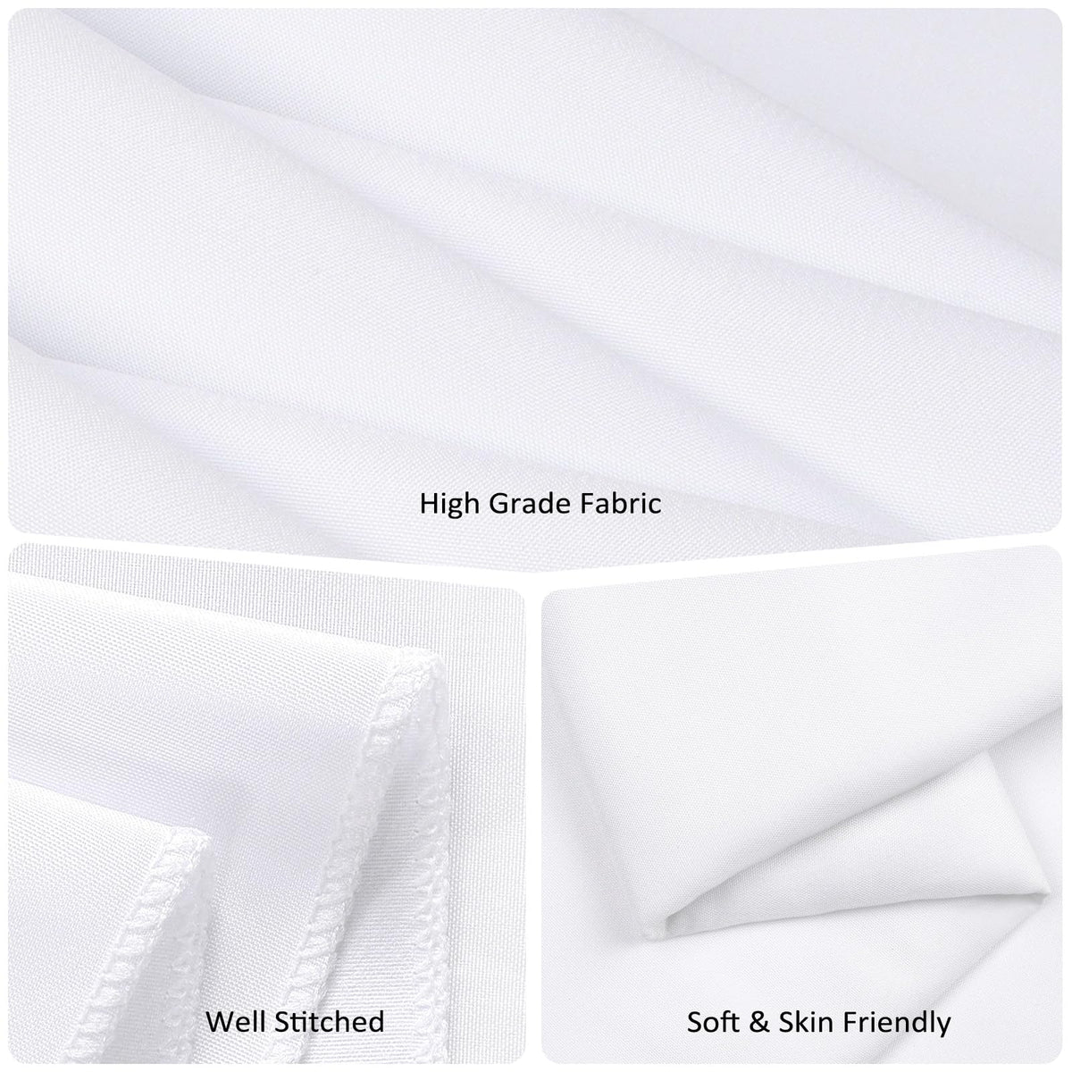 CKIKU machine-washable tablecloth demonstrates easy care and reuse.