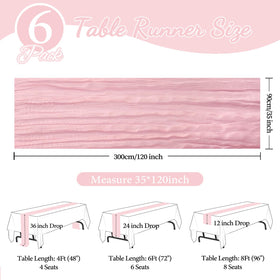 CKIKU pink cheesecloth fabric close-up highlights boho texture and soft drape