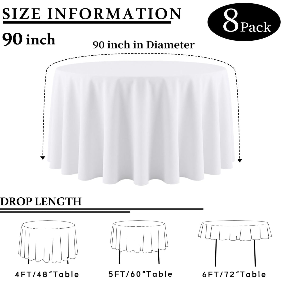 CKIKU round tablecloth draped over table for a ceremonial setting