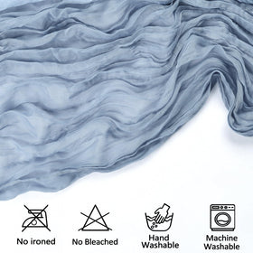 CKIKU six-pack cheesecloth runners ready for weddings and celebrations