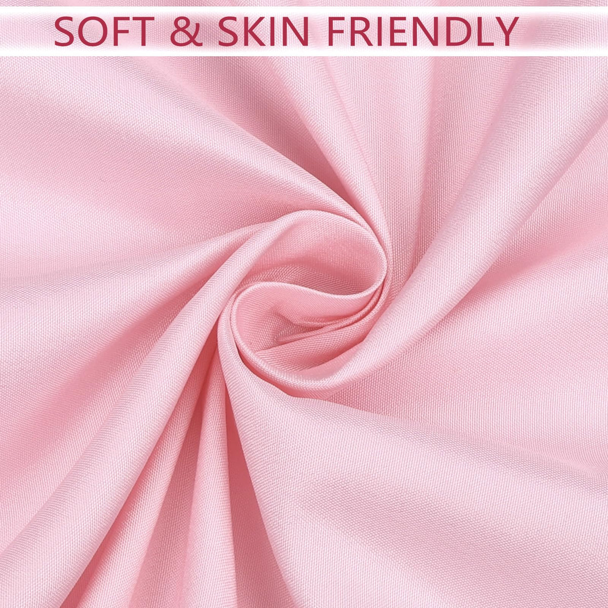 CKIKU pink tablecloth ideal for spring weddings, buffets, and dining decor.